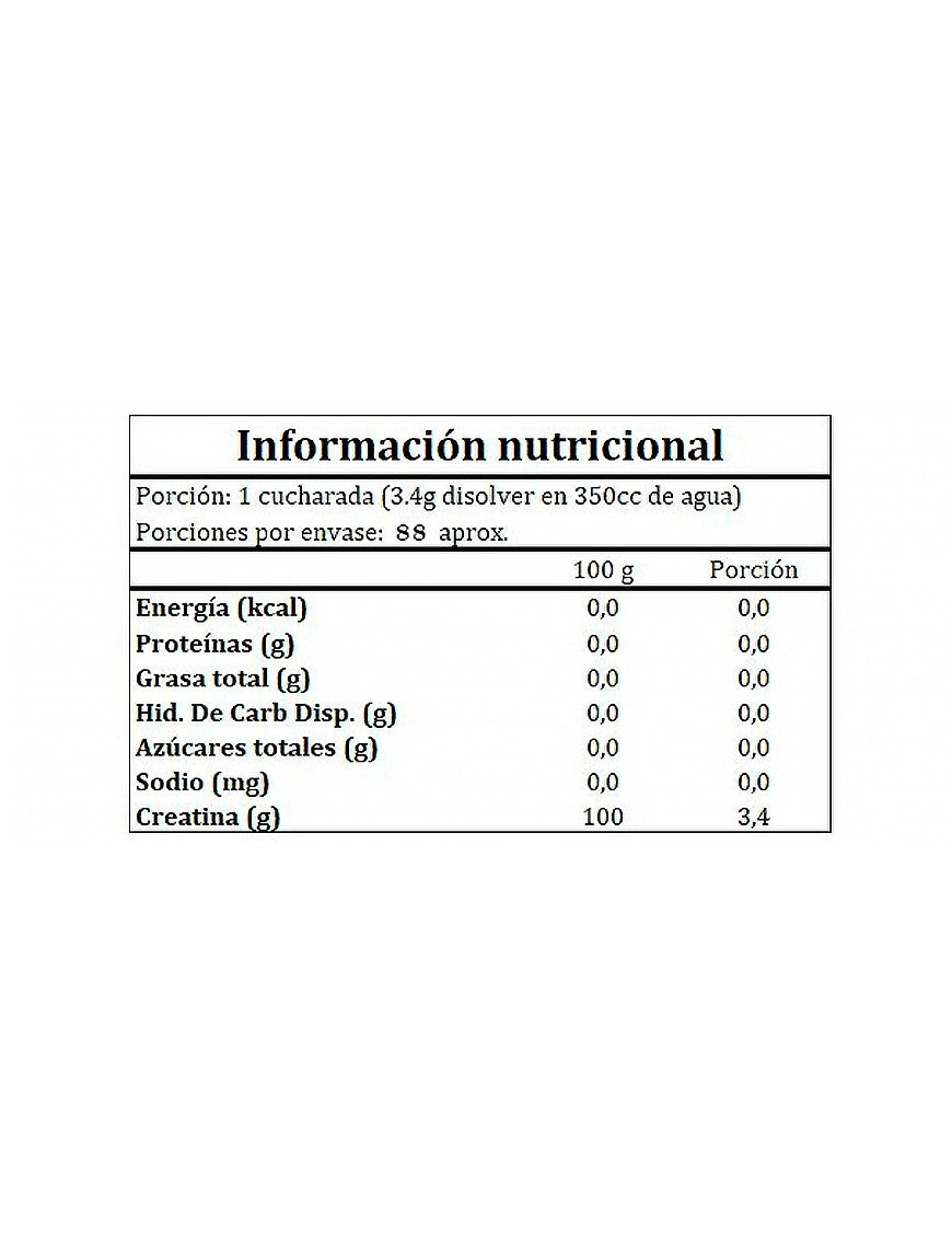 100% CREATINA MONOHIDRATADA 300 GR "BIOTECH USA"