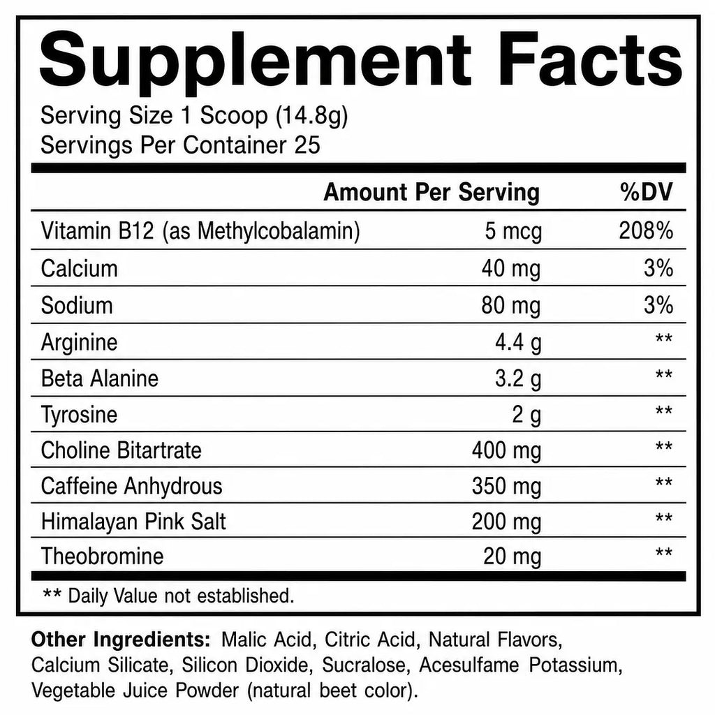 CBUM ESSENTIAL CHARGED PRE WORK OUT 370 GR
