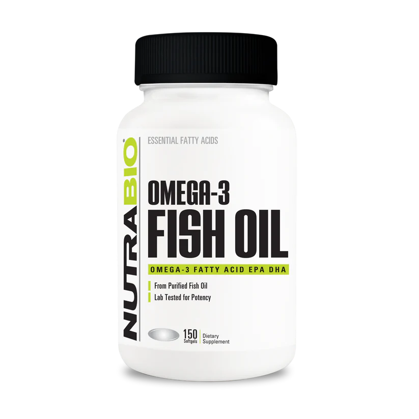 OMEGA 3 FISH OIL 150 CAPS "NUTRABIO"