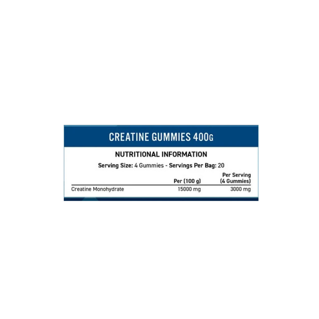 CREATINA MONOHIDRATO GUMMIES "APPLIED NUTRITION"