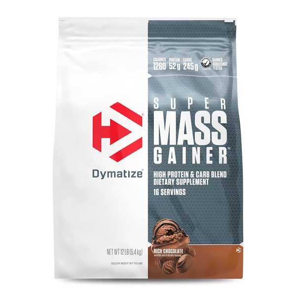 SUPER MASS GAINER 12 LB DYMATIZE