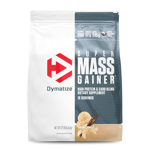SUPER MASS GAINER 12 LB DYMATIZE