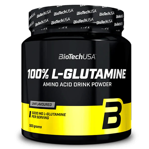 100%  L-GLUTAMINE 500 GR "BIOTECHUSA"